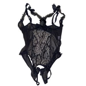 Chestless, crotchless lingerie